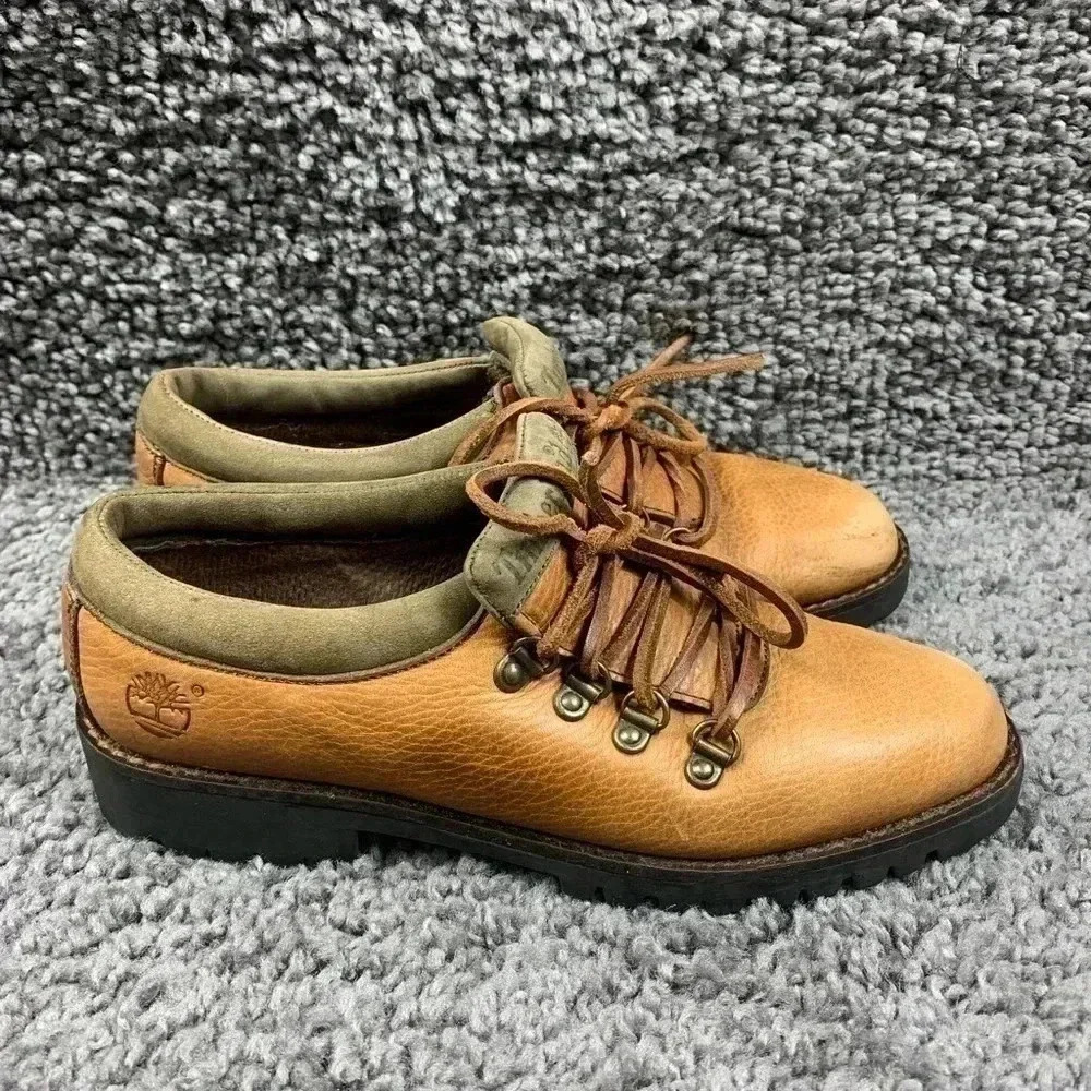 Timberland Low Cut Boots sz 7 women's Shoes Made In Italy - Picture 4 of 8